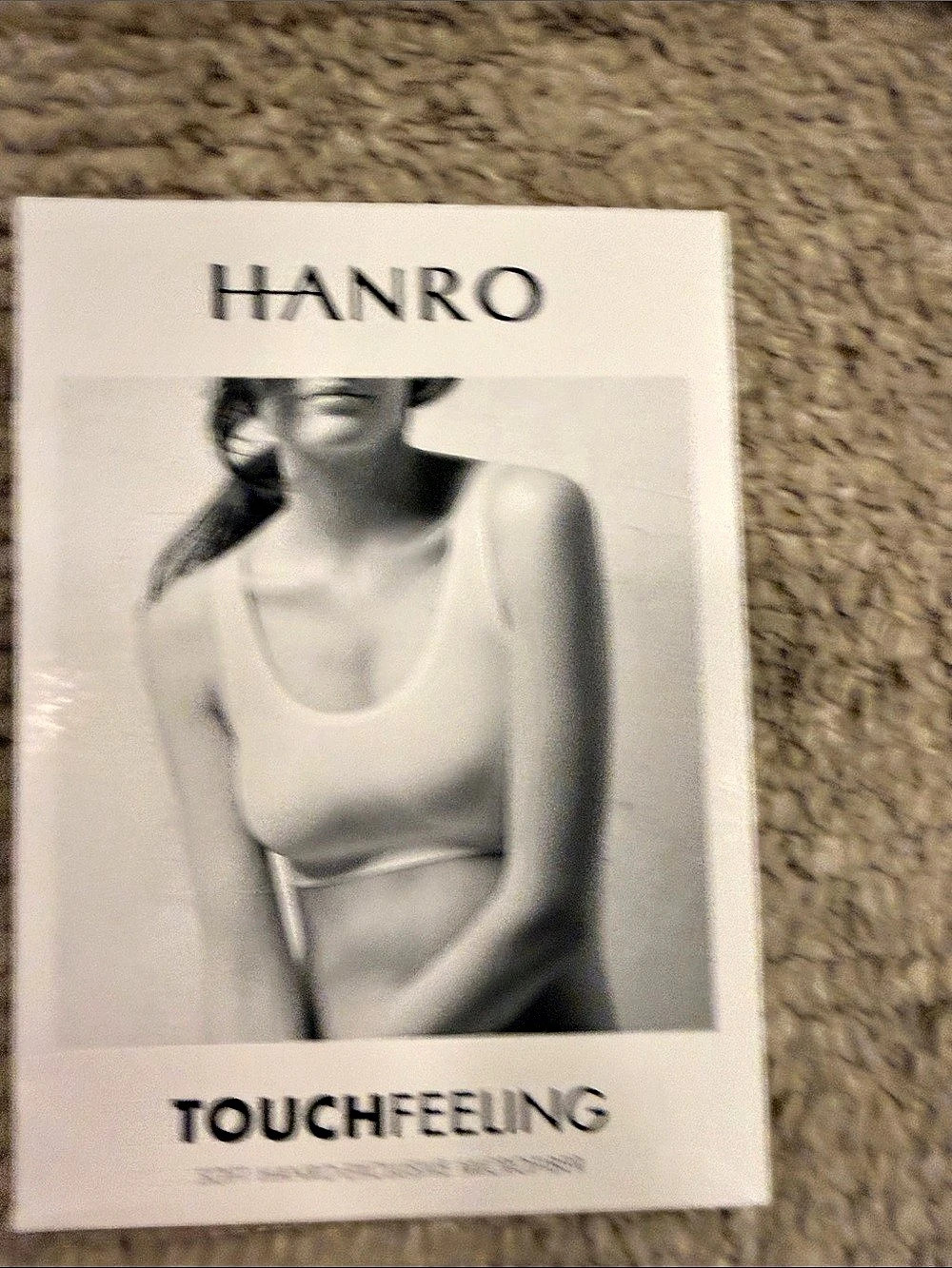 Hanro Touch Feeling Crop Top Black Medium